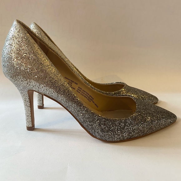 silver sparkly heels - Picture 5 of 10